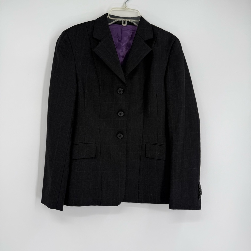 R.J. Classics Sterling Collection Show Coat Size 4S Black Worsted Wool 4-button - Picture 10 of 10
